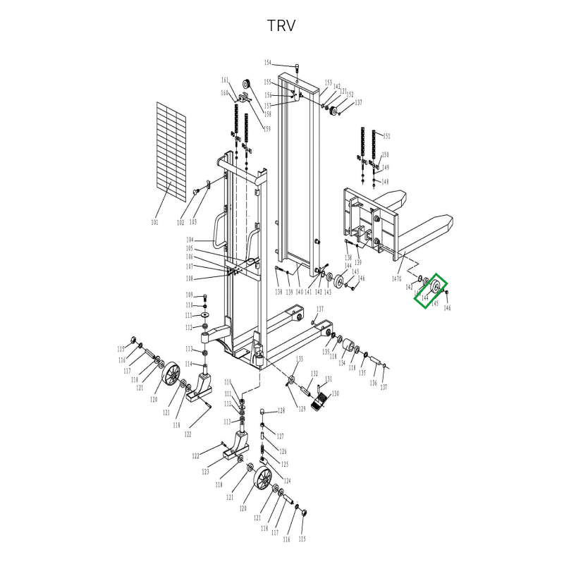 Ролик каретки для TRV